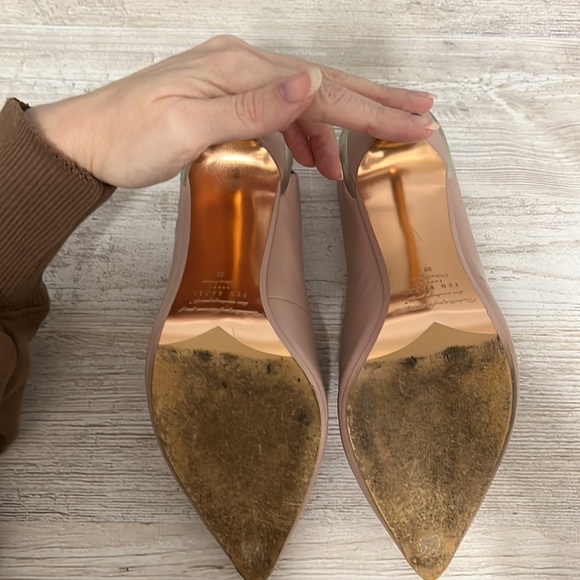 Ted Baker Leather Cut Out High Heel Court Shoe - Picture 5 of 5